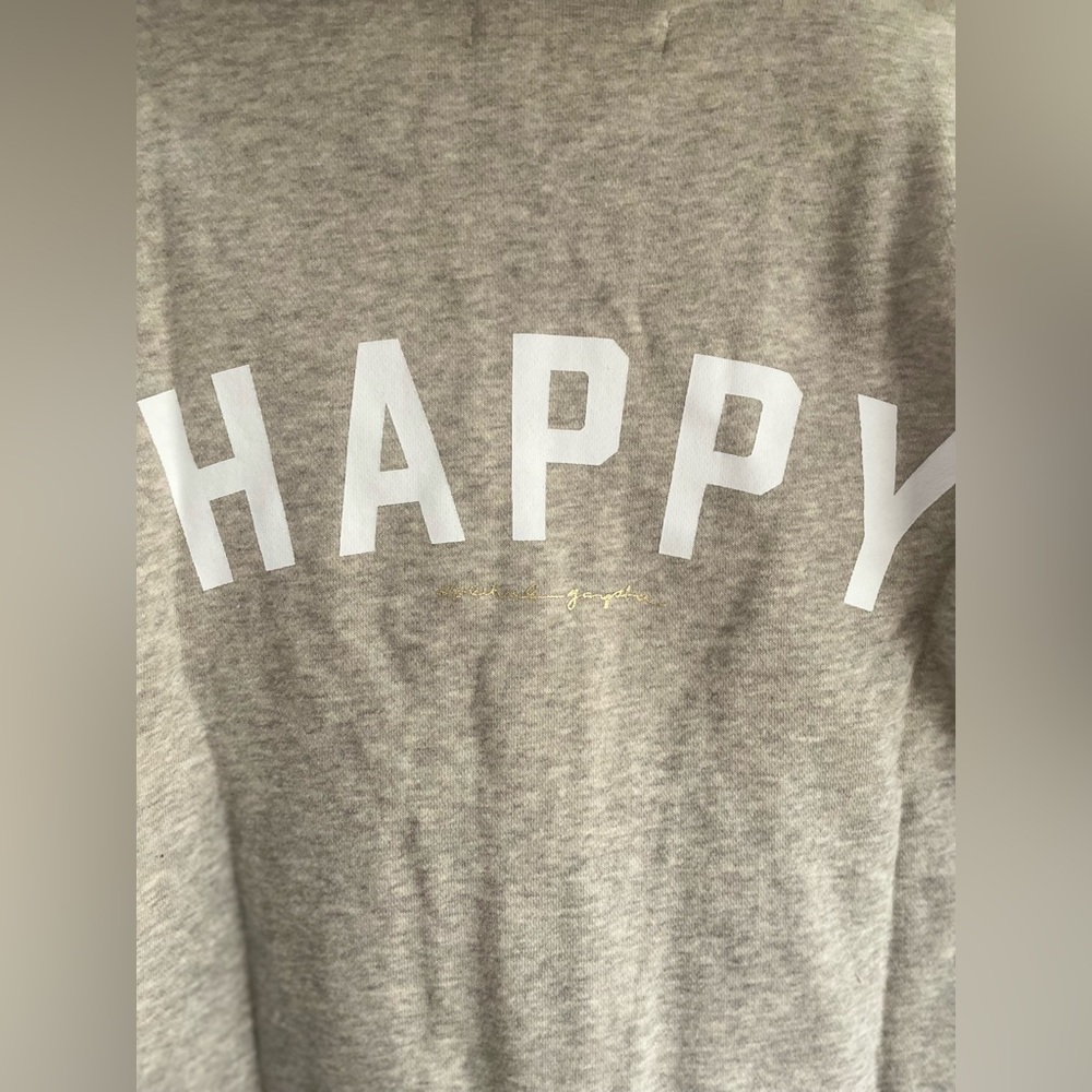 SOLD ON CROSSPOST NWT Spiritual Gangster Full Zip HAPPY Hoodie 💜💜 - Picture 6 of 7